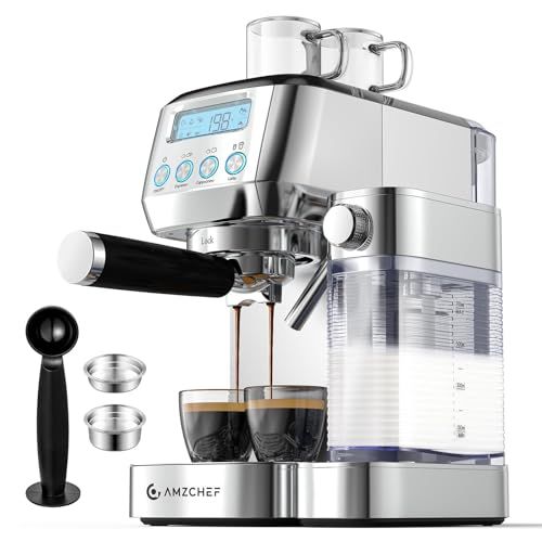 amzchef amzchef espresso machine with lcd displa B0 DS 68 F4 VZ 096515 cd5607ca1b Coffee Logik