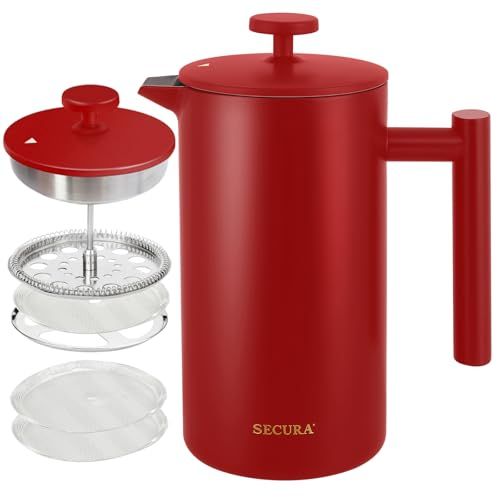 secura secura french press coffee maker doublew B07 TCFTM 64 644200 d106633e6f 2 Coffee Logik