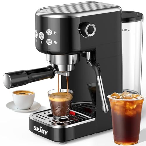sejoy sejoy espresso machine 1350w 19 bar espr B0 D1 BWZ 2 BL 494951 055ee4ad45 Coffee Logik