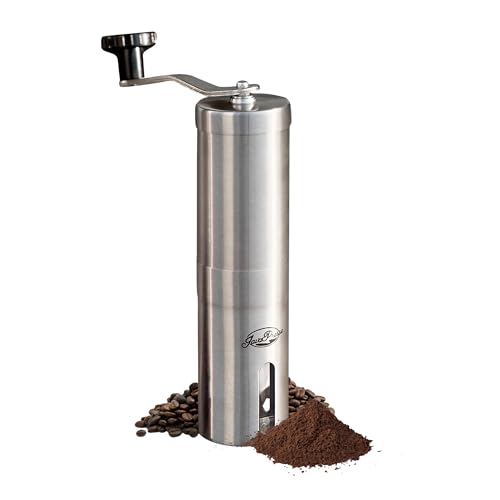 JavaPresse manual stainless-steel burr grinder