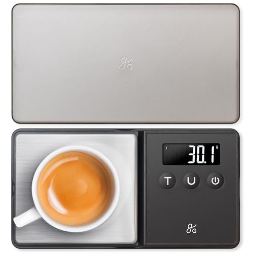 KitchenTour compact coffee scale with timer